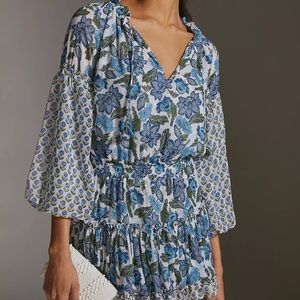 MISA V-Neck Mini Dress (Size M) Never Worn